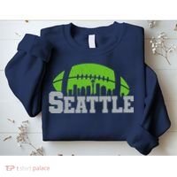 Seahawks Football Seattle Skyline Sweatshirt thumb 2