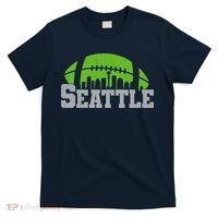 Seahawks Football Seattle Skyline T-Shirt thumb 0
