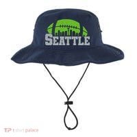 Seahawks Football Seattle Skyline Bucket Hat thumb 0