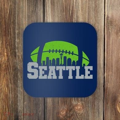 Seahawks Football Seattle Skyline Coaster