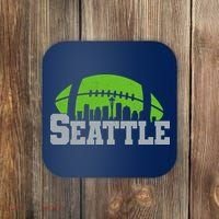 Seahawks Football Seattle Skyline Coaster thumb 0