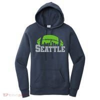 Seahawks Football Seattle Skyline Women's Hoodie thumb 0