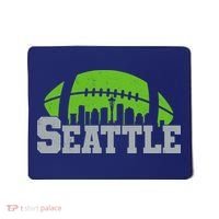 Seahawks Football Seattle Skyline Mousepad thumb 0