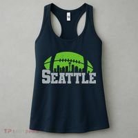 Seahawks Football Seattle Skyline Women's Tank Top thumb 3