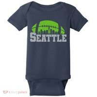 Seahawks Football Seattle Skyline Baby Bodysuit thumb 0