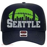 Seahawks Football Seattle Skyline Hat thumb 0