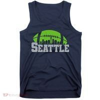 Seahawks Football Seattle Skyline Tank Top thumb 0