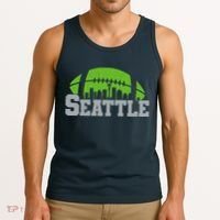 Seahawks Football Seattle Skyline Tank Top thumb 3