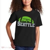 Seahawks Football Seattle Skyline Kids T-Shirt thumb 2