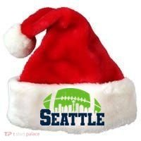 Seahawks Football Seattle Skyline Santa Hat thumb 0