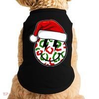 Smile Face Santa Christmas Retro Doggie Tank thumb 0