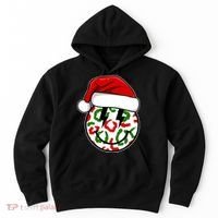 Smile Face Santa Christmas Retro Hoodie thumb 0