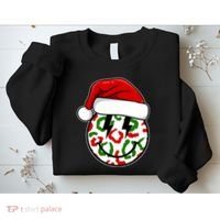 Smile Face Santa Christmas Retro Sweatshirt thumb 2