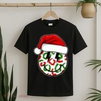 Smile Face Santa Christmas Retro T-Shirt thumb 2