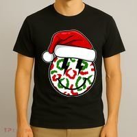 Smile Face Santa Christmas Retro T-Shirt thumb 3