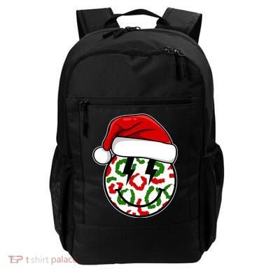 Smile Face Santa Christmas Retro Backpack