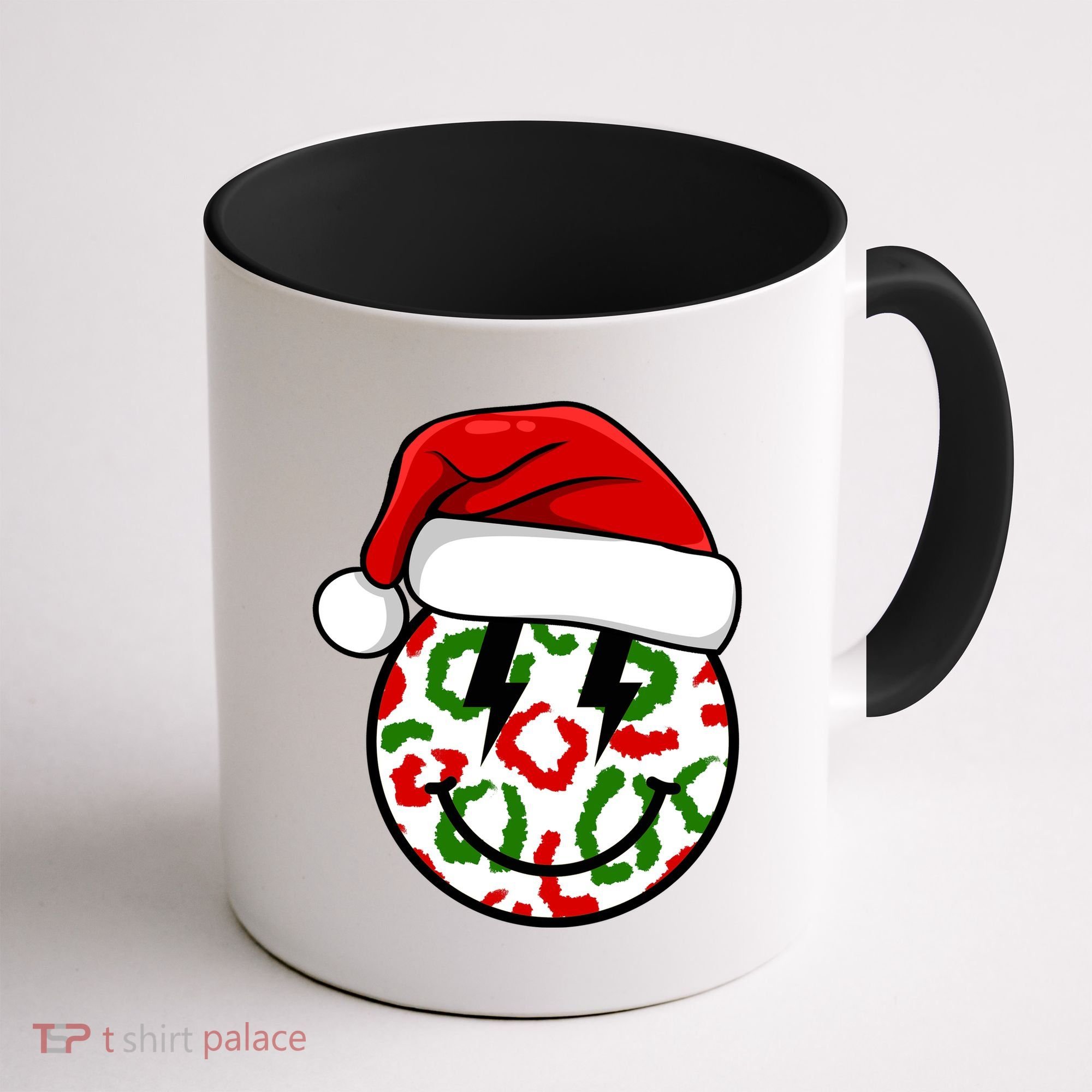 Smile Face Santa Christmas Retro Coffee Mug