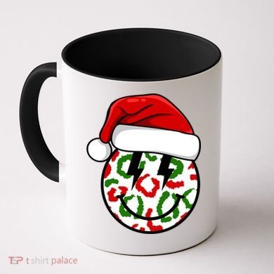 Smile Face Santa Christmas Retro Coffee Mug