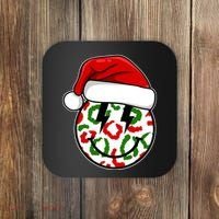 Smile Face Santa Christmas Retro Coaster thumb 0
