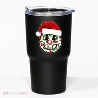 Smile Face Santa Christmas Retro Tumbler thumb 0