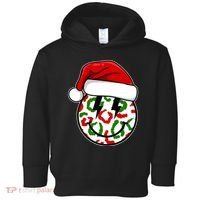 Smile Face Santa Christmas Retro Toddler Hoodie thumb 0