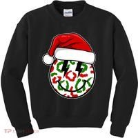Smile Face Santa Christmas Retro Kids Sweatshirt thumb 0