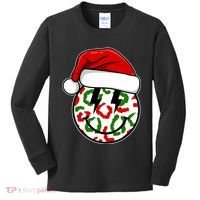 Smile Face Santa Christmas Retro Kids Long Sleeve Shirt thumb 0