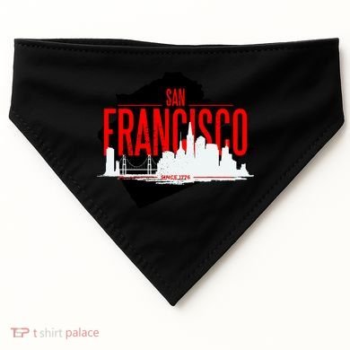 San Francisco Skyline USA-Made Doggie Bandana