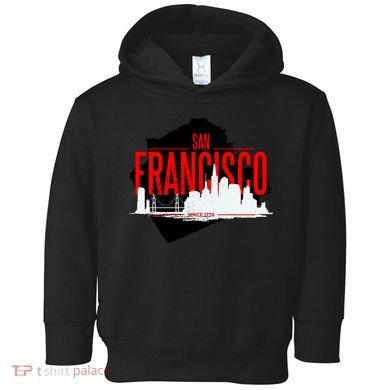 San Francisco Skyline Toddler Hoodie