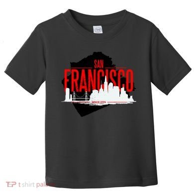 San Francisco Skyline Toddler T-Shirt