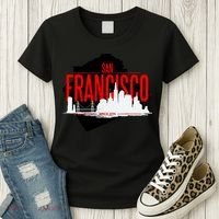 San Francisco Skyline Women's T-Shirt thumb 3