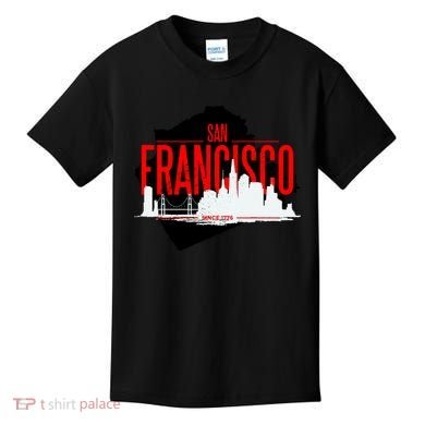San Francisco Skyline Kids T-Shirt