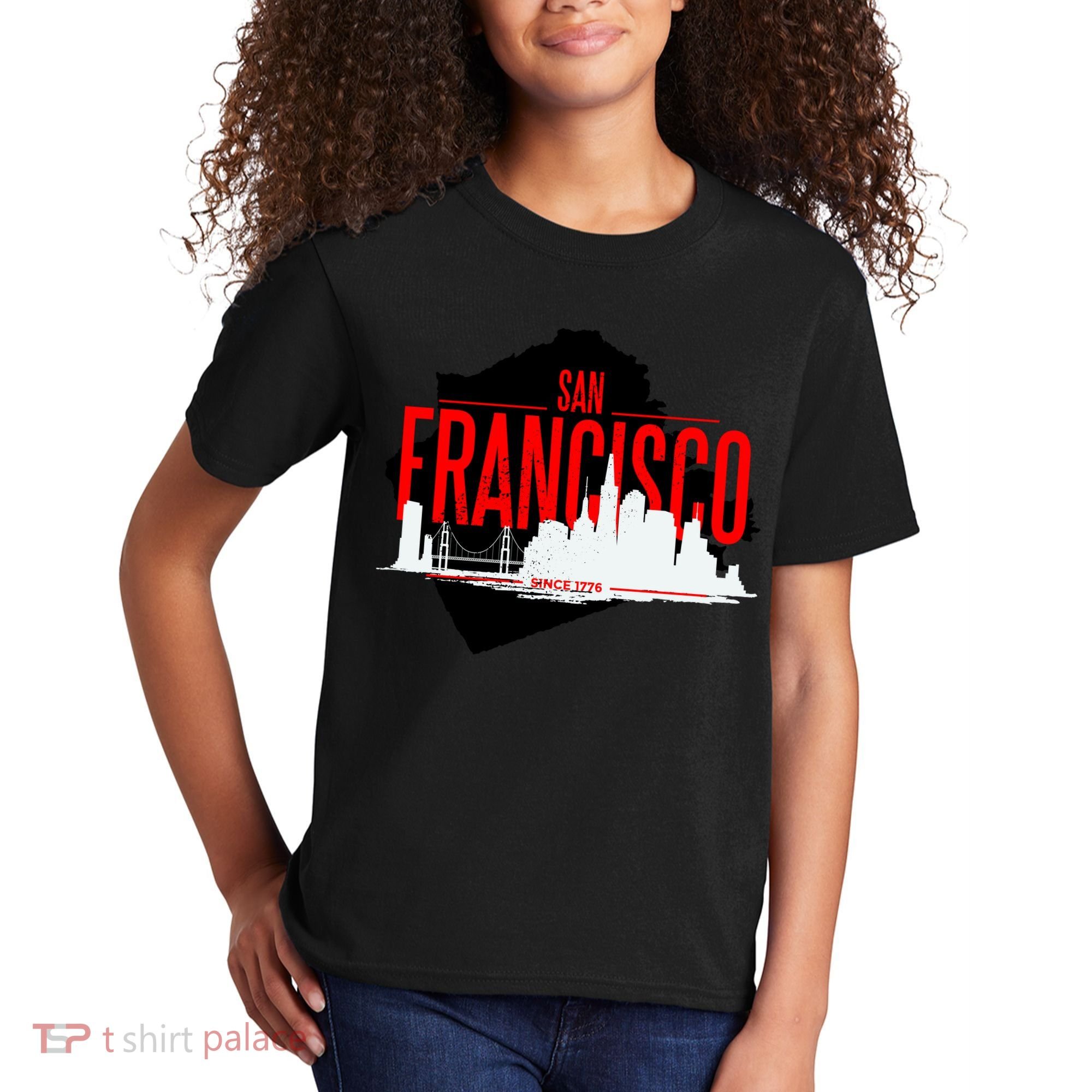 San Francisco Skyline Kids T-Shirt