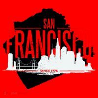 San Francisco Skyline Santa Hat thumb 1