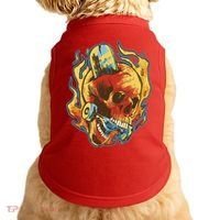 Skull Flame Skater Doggie Tank thumb 0