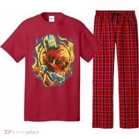 Skull Flame Skater Pajama Set thumb 0