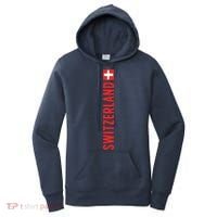Swiss Flag Switzerland Souvenir Schweiz Gift Suisse Svizzera Women's Hoodie thumb 0
