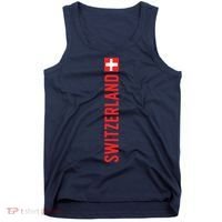 Swiss Flag Switzerland Souvenir Schweiz Gift Suisse Svizzera Tank Top thumb 0
