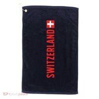 Swiss Flag Switzerland Souvenir Schweiz Gift Suisse Svizzera Golf Towel thumb 0