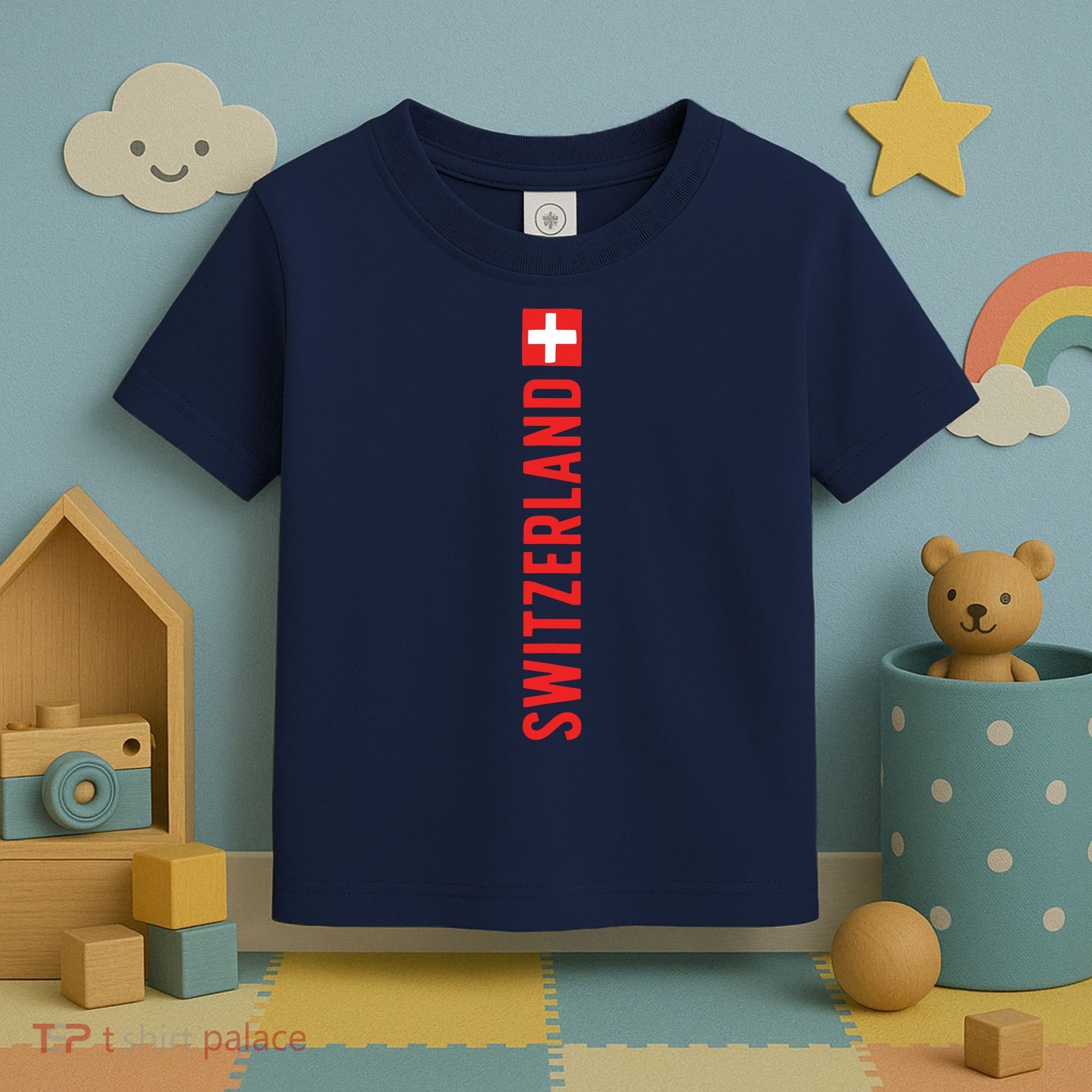 Swiss Flag Switzerland Souvenir Schweiz Gift Suisse Svizzera Toddler T-Shirt