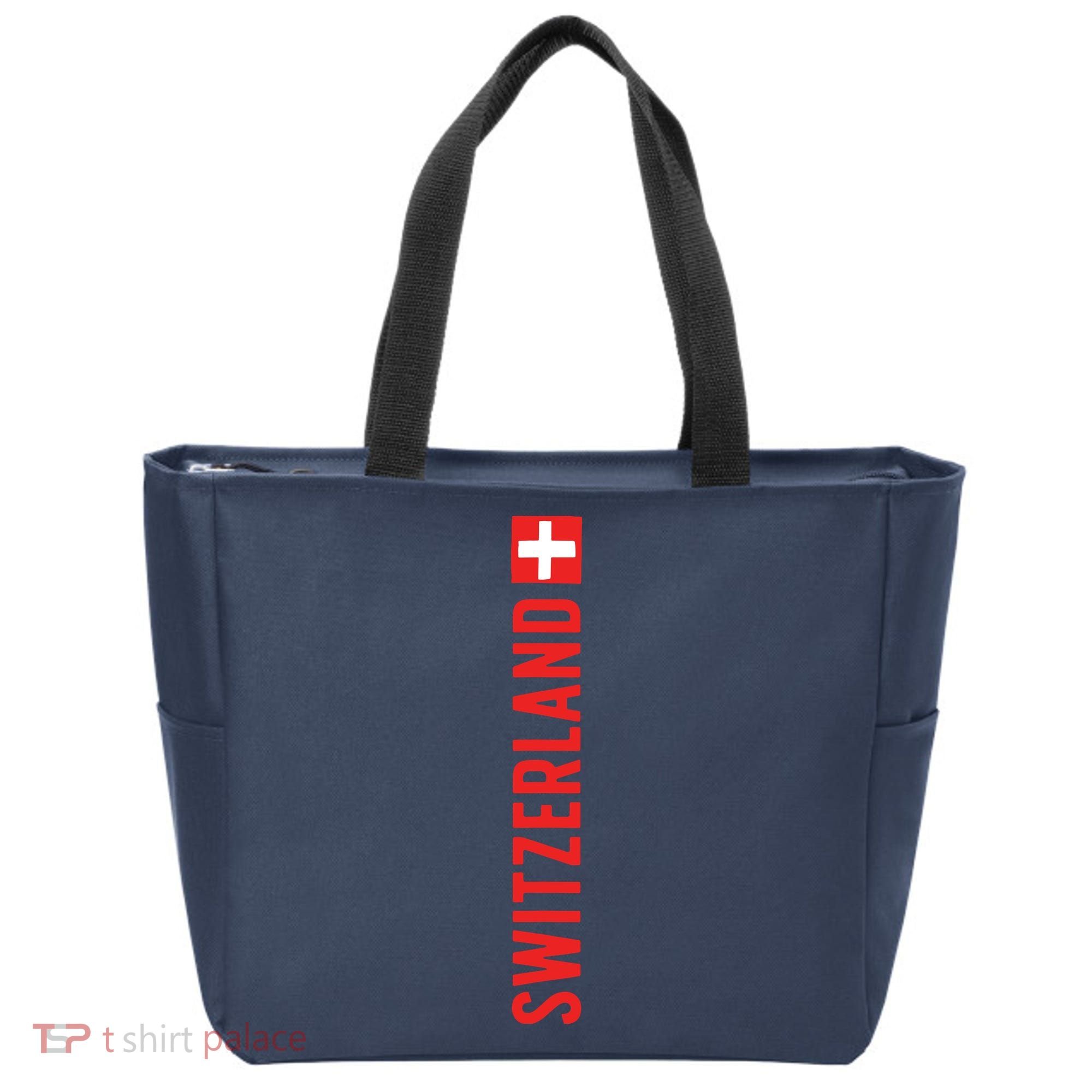 Swiss Flag Switzerland Souvenir Schweiz Gift Suisse Svizzera Tote Bag