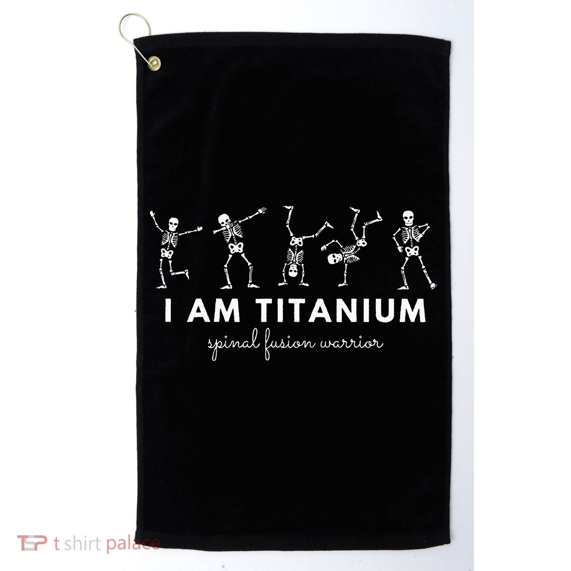 Spinal Fusion Spine Surgery Back Lumbar Recovery Survivor Golf Towel