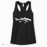 Striper Fishing Striped Bass Lucky Fishing Women's Tank Top thumb 0
