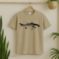 Striper Fishing Striped Bass Lucky Fishing T-Shirt thumb 2