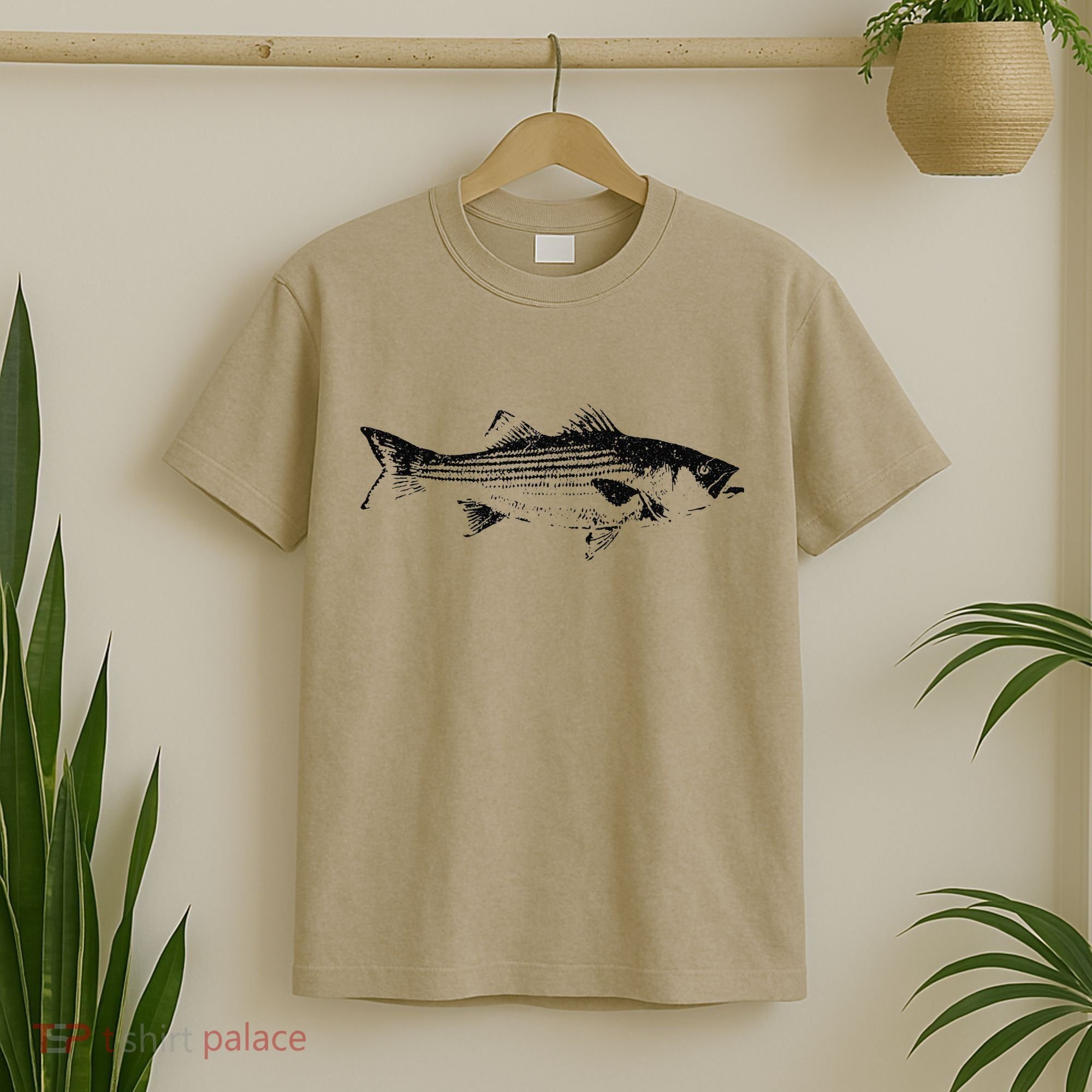 Striper Fishing Striped Bass Lucky Fishing T-Shirt