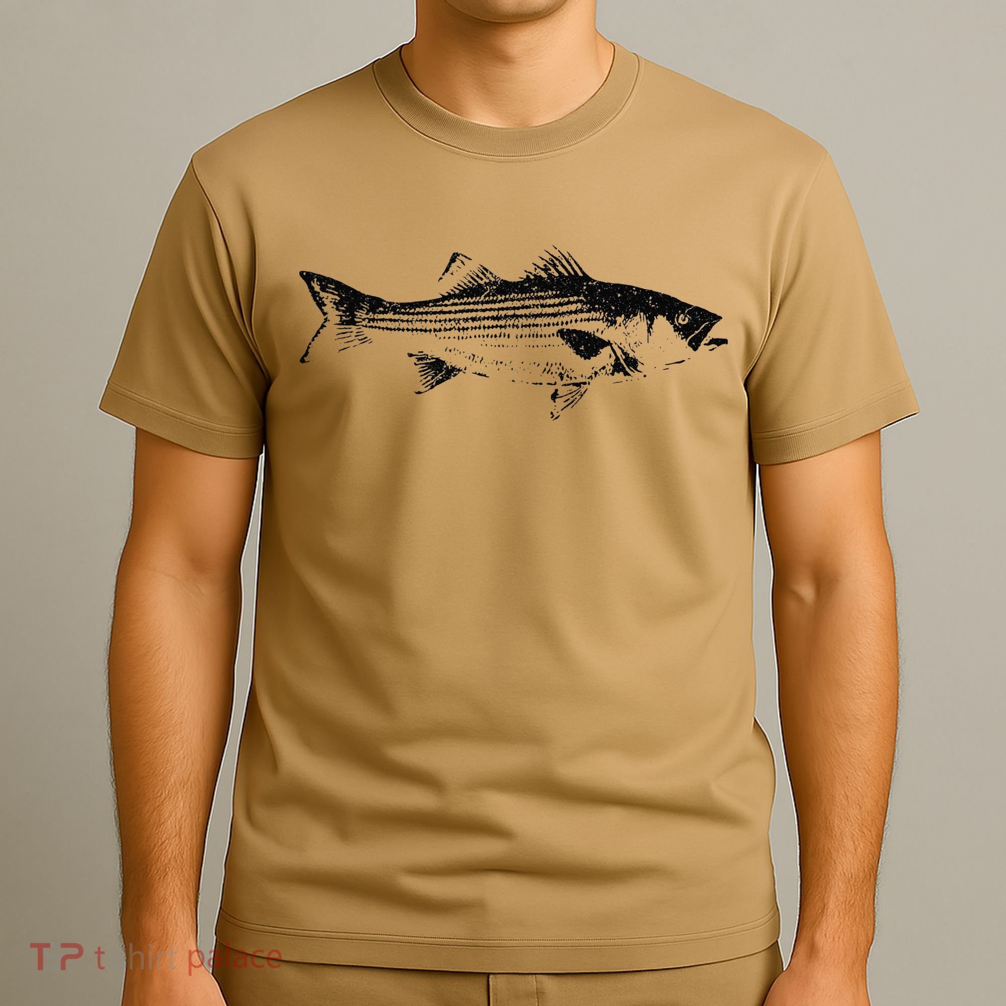 Striper Fishing Striped Bass Lucky Fishing T-Shirt