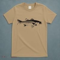 Striper Fishing Striped Bass Lucky Fishing T-Shirt thumb 5