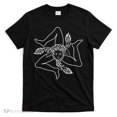 Sicilia Flag Sicily Palermo Italy T-Shirt