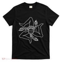 Sicilia Flag Sicily Palermo Italy T-Shirt thumb 0