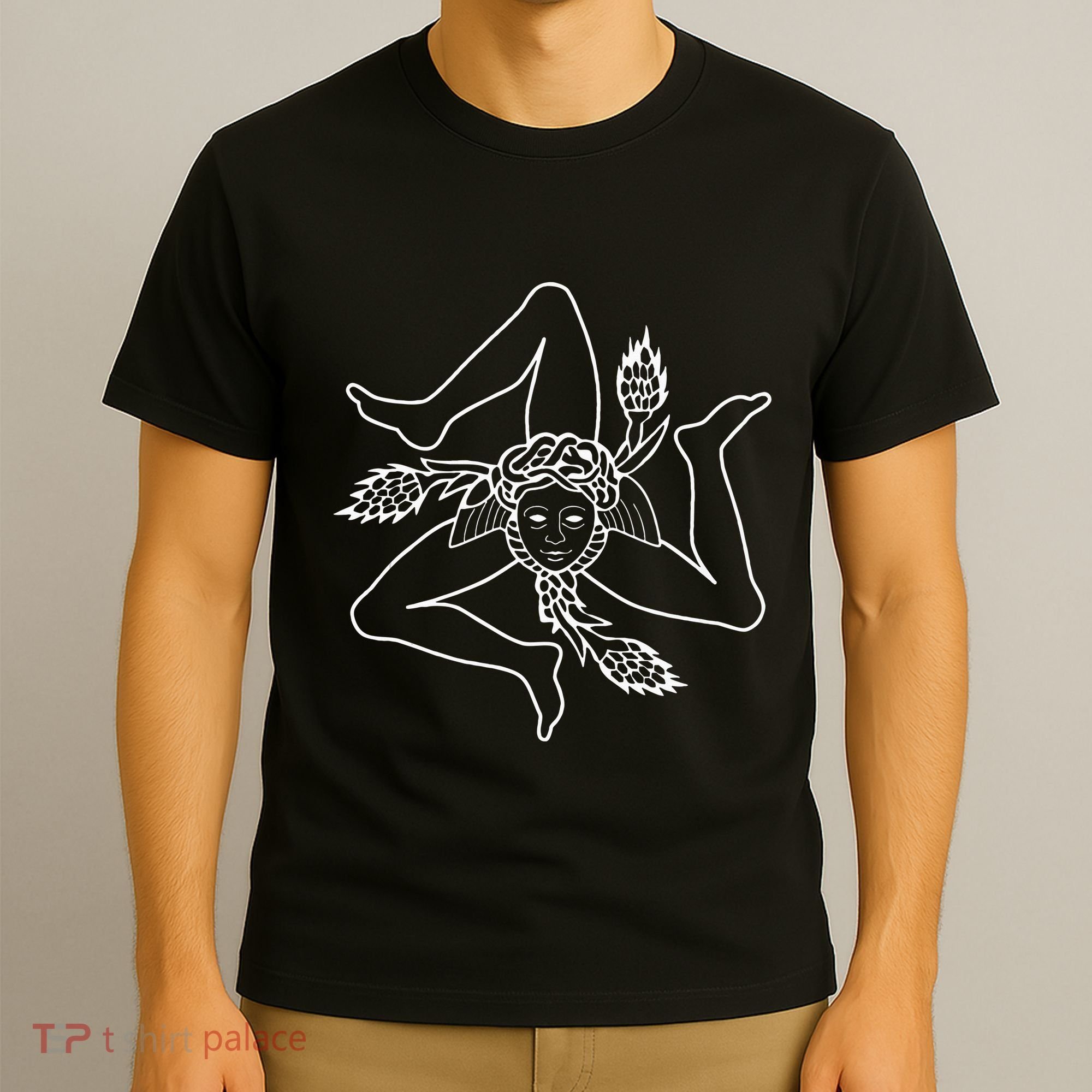Sicilia Flag Sicily Palermo Italy T-Shirt